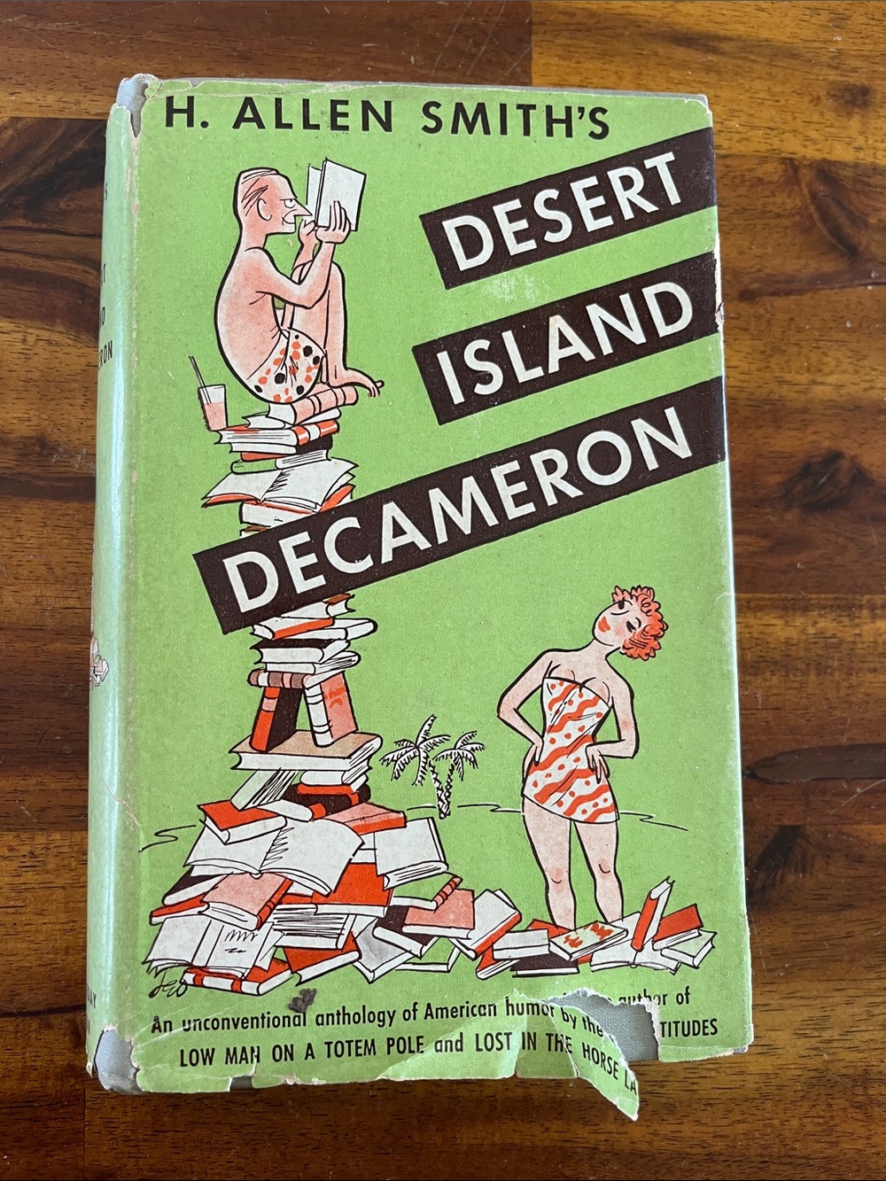 H. Allen Smith DESERT ISLAND DECAMERON 1945 Doubleday, Doran & Co., NY 1st HC/DJ